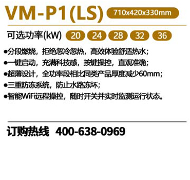 瑞馬VM-P1（LS）零冷水燃?xì)獗趻鞝t